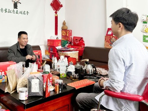 森林老爹堅果廠與江西夏總洽談端午禮盒定制